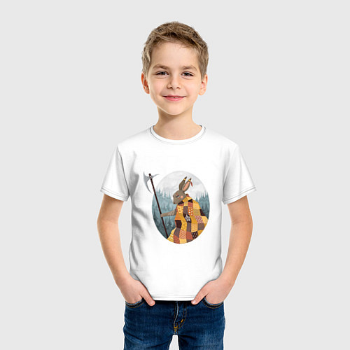 Детская футболка Страж леса / Белый – фото 3