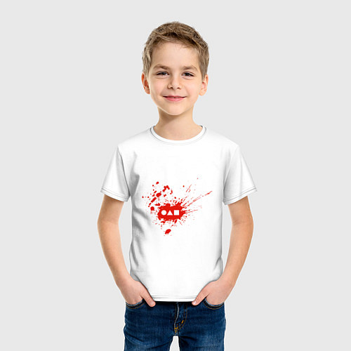 Детская футболка Squid Game Blood / Белый – фото 3