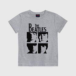 Футболка хлопковая детская The Beatles - legendary group!, цвет: меланж