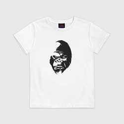 Футболка хлопковая детская Angry Monkey Cotton Theme, цвет: белый