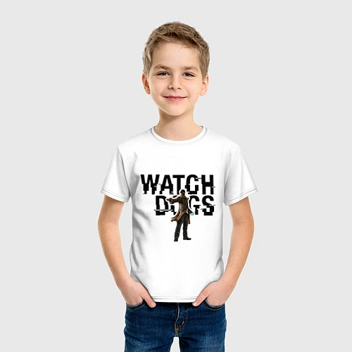 Детская футболка Watch Dogs / Белый – фото 3