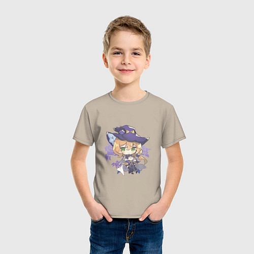 Детская футболка Чиби Лиза / Миндальный – фото 3
