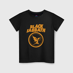Футболка хлопковая детская Black Sabbath Vol 4 Рок группа, цвет: черный