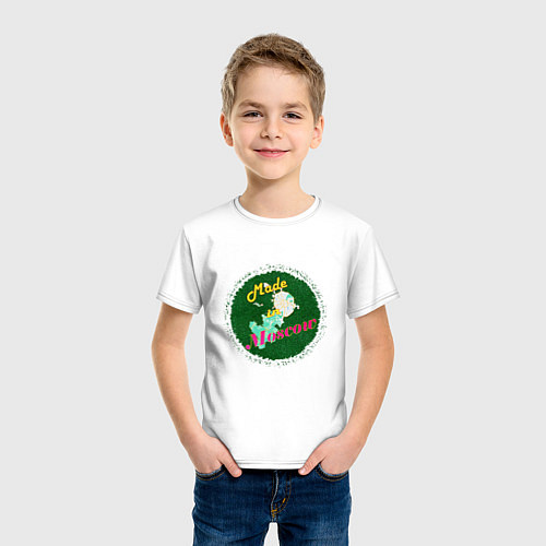Детская футболка Сделано в Столице / Белый – фото 3