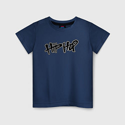 Футболка хлопковая детская HIP-HOP!, цвет: тёмно-синий