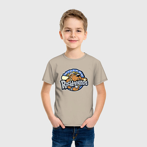 Детская футболка Midland Rockhounds - baseball team / Миндальный – фото 3