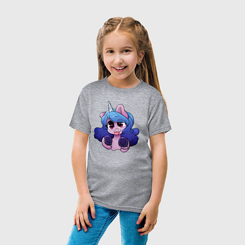 Детская футболка Moonbow / Меланж – фото 4