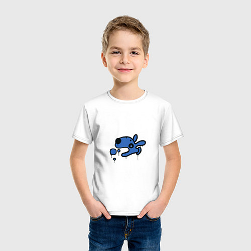 Детская футболка Граффити собачка / Белый – фото 3