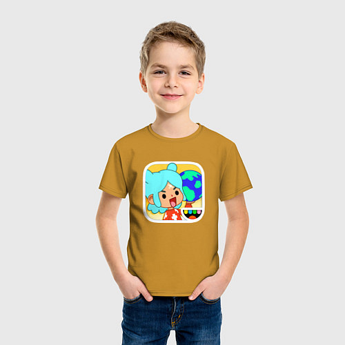 Детская футболка Toca Boca Rita Тока Бока / Горчичный – фото 3