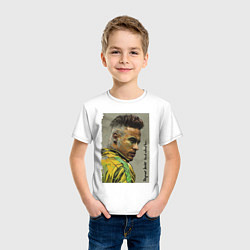 Футболка хлопковая детская Neymar Junior - Brazil national team, цвет: белый — фото 2