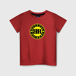 Футболка хлопковая детская 9 грамм: Logo Bustazz Records, цвет: красный