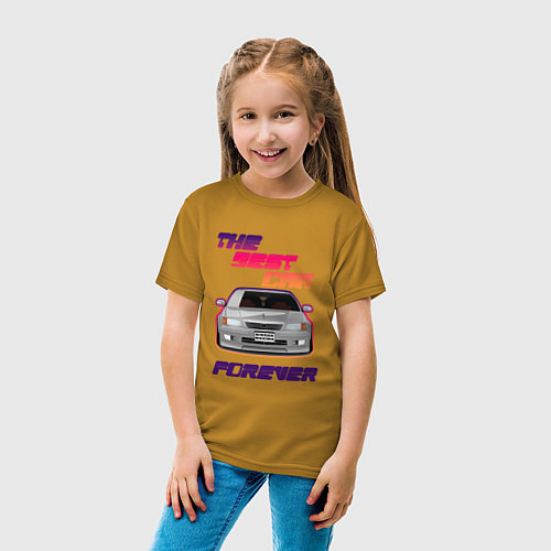 Детская футболка Nissan Maxima / Горчичный – фото 4