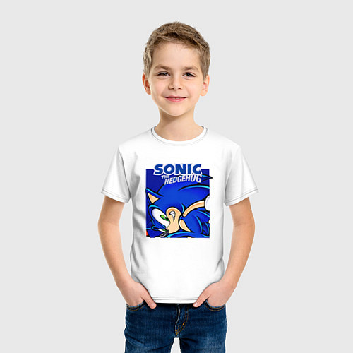 Детская футболка Sonic Adventure Sonic / Белый – фото 3