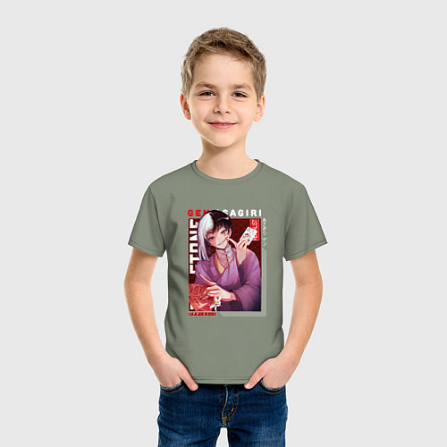 Детская футболка Доктор Стоун Dr Stone, Гэн Асагири / Авокадо – фото 3