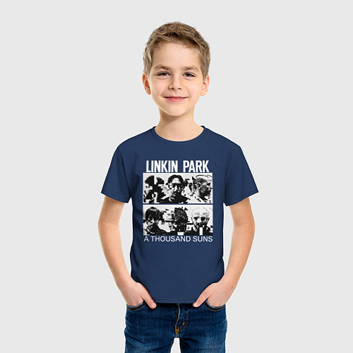 Детская футболка LINKIN PARK A THOUSAND SUNS / Тёмно-синий – фото 3