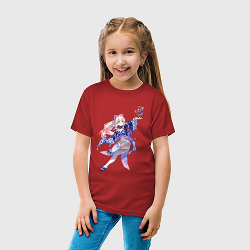 Детская футболка Кокоми готова к бою / Красный – фото 4