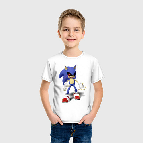 Детская футболка Sonic Exe Video game Hype / Белый – фото 3