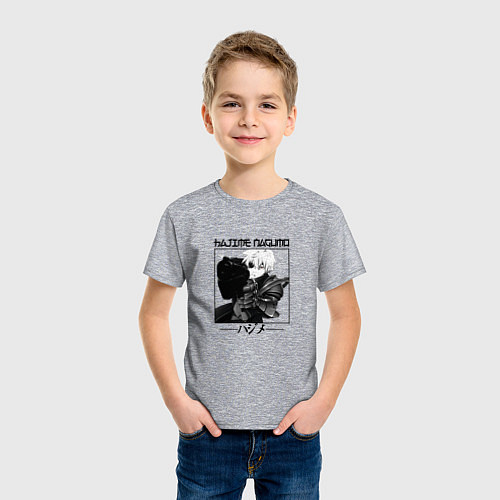 Детская футболка Арифурэта: Сильнейший ремесленник в мире, Хадзимэ / Меланж – фото 3