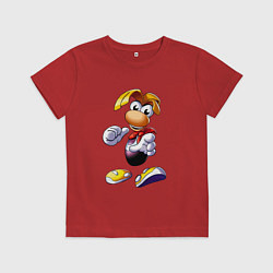 Футболка хлопковая детская Rayman 3D Legends, цвет: красный