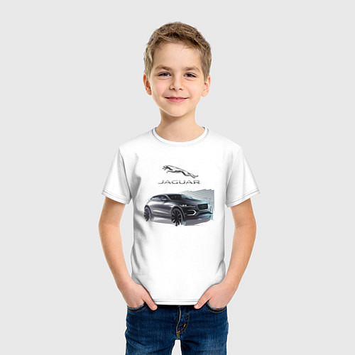 Детская футболка Jaguar Off road / Белый – фото 3