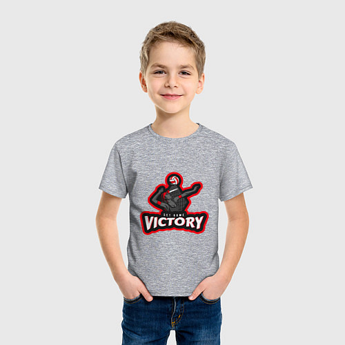 Детская футболка Set Game Victory / Меланж – фото 3