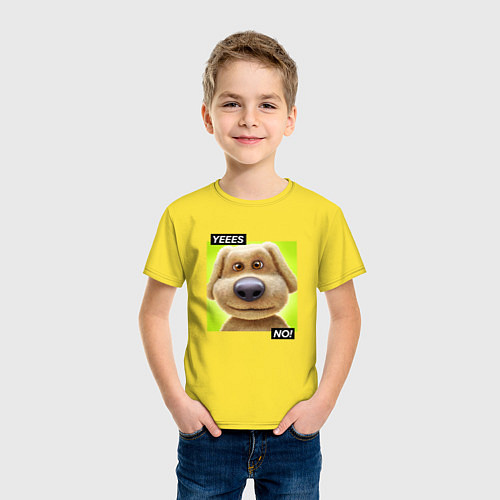 Детская футболка Говорящий Бен / Желтый – фото 3