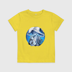 Футболка хлопковая детская Ведьма Ренни, цвет: желтый