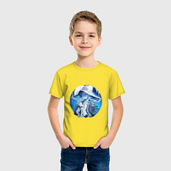 Футболка хлопковая детская Ведьма Ренни, цвет: желтый — фото 2