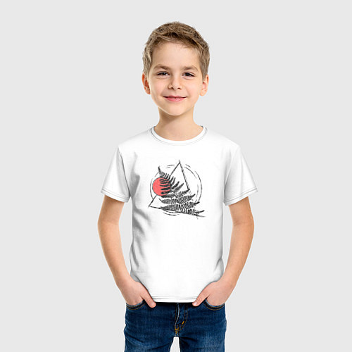 Детская футболка Мистический Папоротник / Белый – фото 3