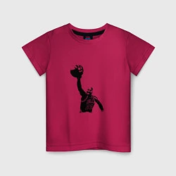 Футболка хлопковая детская Jordan - Dunk, цвет: маджента
