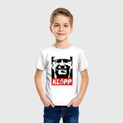 Детская футболка Klopp / Белый – фото 3