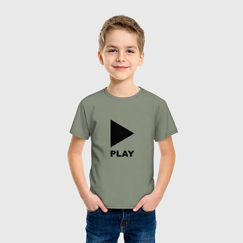 Детская футболка Play me / Авокадо – фото 3