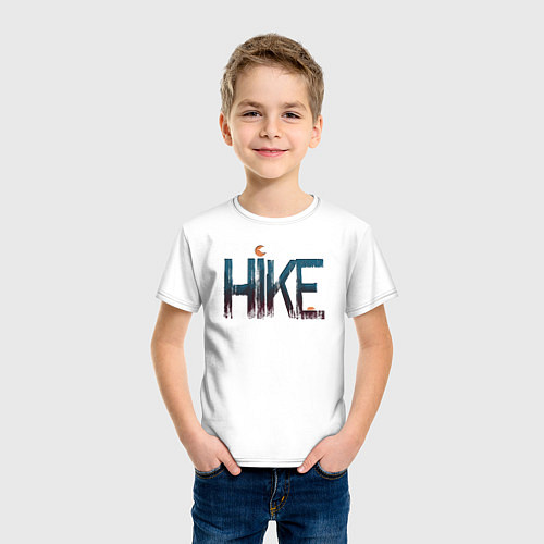 Детская футболка Hike / Белый – фото 3