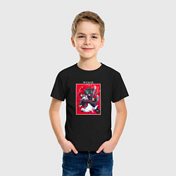 Футболка хлопковая детская Psycho Pass art, цвет: черный — фото 2