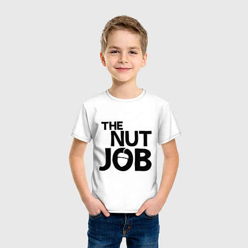Детская футболка The nut job / Белый – фото 3