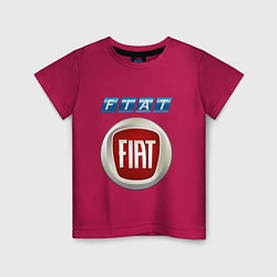 Футболка хлопковая детская FIAT 8, цвет: маджента