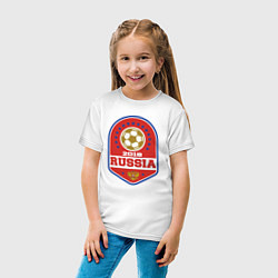 Футболка хлопковая детская 2018 Russia, цвет: белый — фото 2