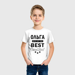 Футболка хлопковая детская ОЛЬГАЯ BEST OF THE BEST, цвет: белый — фото 2