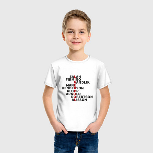 Детская футболка Liverpool Players / Белый – фото 3