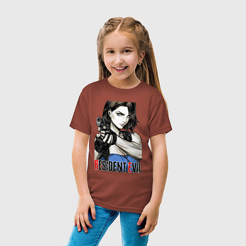 Детская футболка Jill RE3 / Кирпичный – фото 4