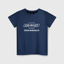 Футболка хлопковая детская CHEVROLET Chevrolet, цвет: тёмно-синий