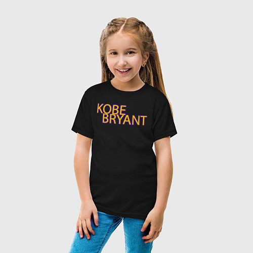 Детская футболка Коби Брайант KobeBryant / Черный – фото 4