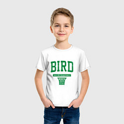 Футболка хлопковая детская Bird - Boston, цвет: белый — фото 2