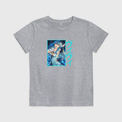 Футболка хлопковая детская Красотка Виви Vivy Fluorite Eyes Song, цвет: меланж