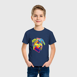 Футболка хлопковая детская 2PAC Style, цвет: тёмно-синий — фото 2