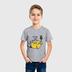 Футболка хлопковая детская Wu-Tang Is For The Children, цвет: меланж — фото 2