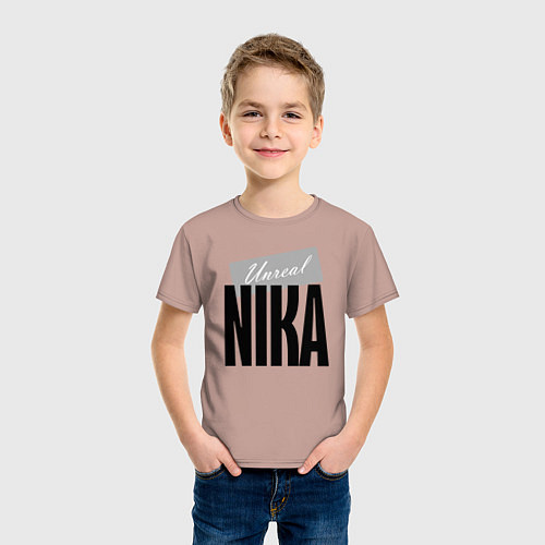 Детская футболка Unreal Nika / Пыльно-розовый – фото 3