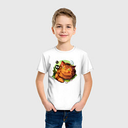 Футболка хлопковая детская Котобус и сусуватари - мой сосед Тоторо, цвет: белый — фото 2