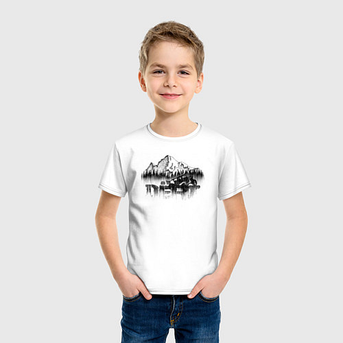 Детская футболка Дёрт / Белый – фото 3