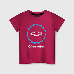 Футболка хлопковая детская Chevrolet в стиле Top Gear, цвет: маджента
